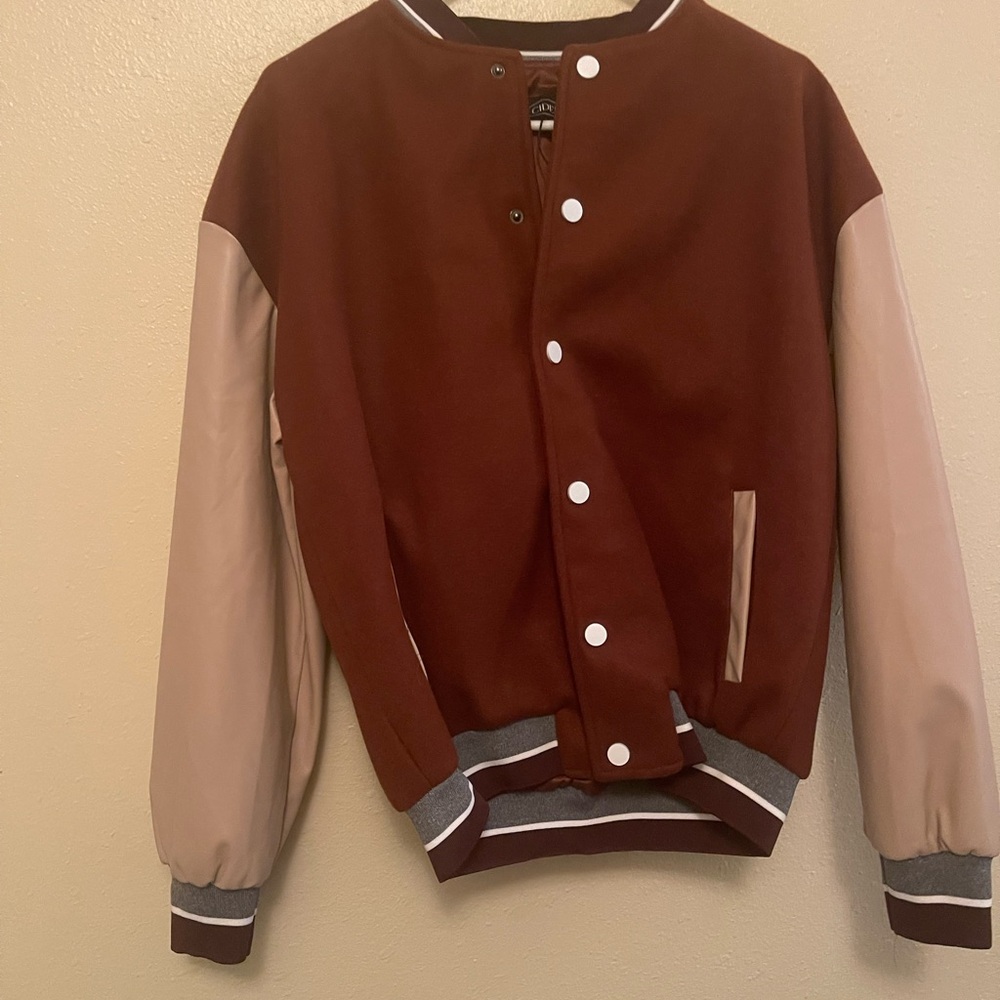 Teen Cider brown and Ivory Jacket